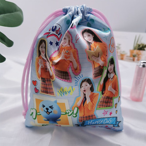 Wholesale Custom Luxury High Quality Satin <strong>Drawstring</strong> <strong>Bag</strong> Soft Eco-Friendly Dust <strong>Bag</strong> for Shoes Personalised Storage Promotion - Product Image 5