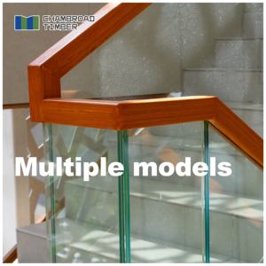 Impermeabile corrimano in legno per esterni, ringhiera stabile ed elegante per gradini, piattaforme e passerelle - Product Image 4