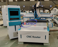 Routeur CNC 1325 pour usine de menuiserie sur mesure avec ATC, machine de nesting CNC 9KW à refroidissement par air, en promotion
