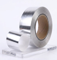 Ruban adhésif en aluminium haute résistance pour températures élevées, ruban isolant argenté pour applications de scellement des conduits HVAC et des conduits de séchage