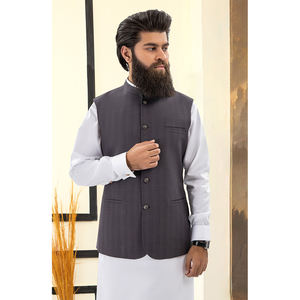 เสื้อกั๊กสำหรับผู้ชายเสื้อโค้ทสำหรับงานแต่งงานคอจีนสำหรับฤดูหนาวออกแบบโลโก้ได้ตามต้องการ - Product Image 3