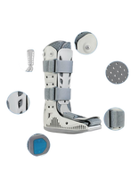 Botte orthopédique pneumatique haute CAM Air Walker pour plâtre chirurgical de jambe, pour pied cassé, entorse de la cheville, fractures