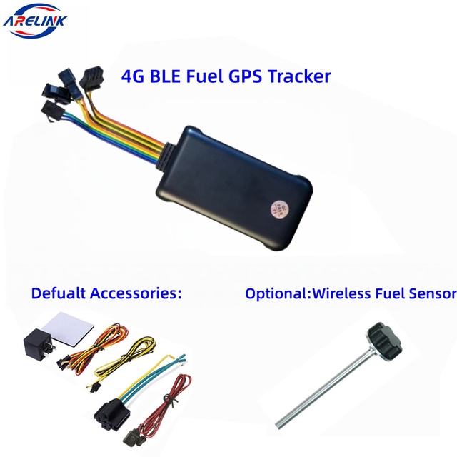 4G GPS Vehicle Tracker & BLE Fuel Monitor Combo | Real-time Tracking and Accurate Fuel Level Data to Optimize Fleet Operation