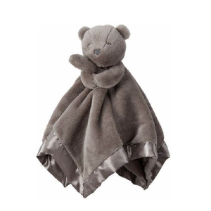Couverture de sécurité personnalisée en peluche douce avec tête d'animal en coton PP pour bébés, serviette de confort, <span class=keywords><strong>doudou</strong></span> - Product Image 4