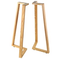 Bases de meubles industrielles en acier très résistantes pour restaurant bureau métal moderne accents de salle à manger pour café pieds de table dorés en fonte