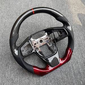 Volante Deportivo de Fibra de Carbono Perforada para <span class=keywords><strong>Honda</strong></span> <span class=keywords><strong>Civic</strong></span> 11ª Generación, Venta Caliente de Fábrica - Product Image 6