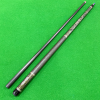 TuoYuan Queue de billard en fibre de carbone pour entraînement, pointe solide de 11,5 mm, surface noire mate, fabricant OEM, pour billard 9 boules