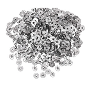 Fixateur de <span class=keywords><strong>mèche</strong></span> de bougie en <span class=keywords><strong>métal</strong></span> électro-plaqué avec logo personnalisé, rond de 14 mm, pour la fabrication de bougies - Product Image 5