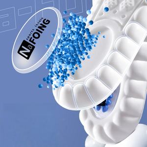 Plantillas Ortopédicas Deportivas 4D Cloud Tech VeloxSoles, Plantillas Interiores Suaves de PU con Masaje para Mayor Comodidad, Lavables, para Fascitis Plantar - Product Image 3