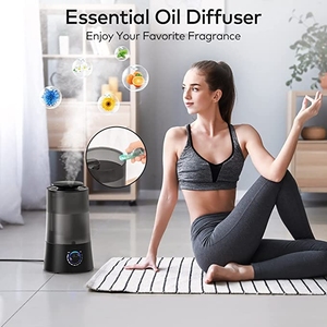 GEMEO 2800ML Diffuseur d'huiles essentielles Humidificateur d'aromathérapie avec remplissage par le haut et humidificateur à lumière nocturne - Product Image 4