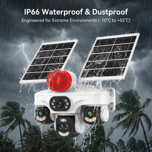 Cámara Solar Wistino AOV 4G LTE con 5 Lentes, <span class=keywords><strong>Zoom</strong></span> 10X, Grabación Continua 24/7, Alarma, Paneles Solares Dobles, CCTV Solar AOV - Product Image 4