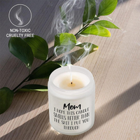 Cadeaux Huaming pour maman de fille fils maman cadeaux d'anniversaire bougies parfumées lavande pour les cadeaux de fête des mères
