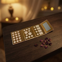 Palette à paupières magnétique vide personnalisable avec logo, emballage de maquillage DIY en gros