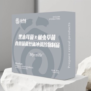 Bột thay thế bữa ăn đóng hộp cao cấp: bổ dưỡng, tốt cho sức khỏe & tiện lợi, được làm giàu với nấm đen & Đông Trùng Hạ Thảo - Product Image 1