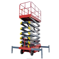 Plateforme élévatrice à ciseaux électrique hydraulique à grande capacité de charge, antidérapante, construction robuste, hauteur maximale 18m, directement du fabricant