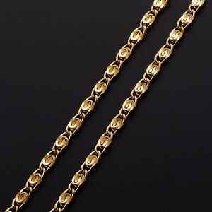 Collier Hip Pop en acier inoxydable pour femmes et hommes, chaîne torsadée, collier ras du cou, chaîne trombone, accessoires de bijoux pour le cou - Product Image 6