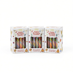 Velas de Cumpleaños Multiformas Sin Goteo Sin Aroma Para Decoraciones de Cumpleaños Cajas de Velas - Product Image 1