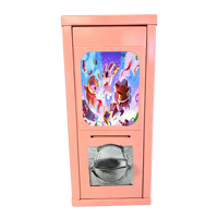 Distributeur automatique d'autocollants à une tête pour autocollants de tatouage anime, à monnayeur, prêt pour les salles de convention