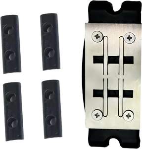 QCUTIANS Couvre-chaussures de moto et protections anti-choc avec glissières, pour friction de semelle, protection contre les flammes et les étincelles, en métal/caoutchouc, lot de 5 pièces, pour l'extérieur - Product Image 6