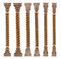 Balustrade personnalisée, pilier en bois de jardin, pièces d'escalier, balustrades, designs de garde-corps de balcon, garde-corps d'escalier en bois, escalier