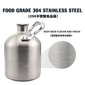 DF1207 Nouveau design américain, mini fûts à bière en acier inoxydable de haute qualité de 2 litres avec logo personnalisé et système de levage, vente en gros - Product Image 6