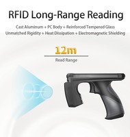 Lector/Escritor RFID UHF de Largo Alcance 902-928MHz 865-868MHz con Escaneo WIFI y Lectura Múltiple para Inventario