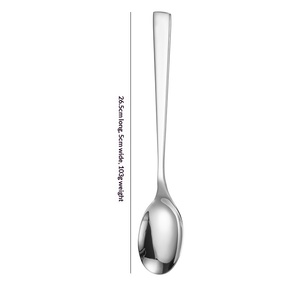 Plat de service polyvalent en acier inoxydable 304 poli miroir, avec poignée carrée épaissie, pour buffet de <span class=keywords><strong>restaurant</strong></span> et hôtel - Product Image 6