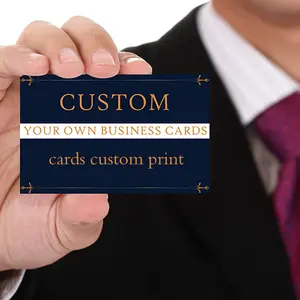 Impression professionnelle cartes de remerciement mates personnalisées de luxe invitation d'impression en papier épais mini cartes de voeux d'affaires