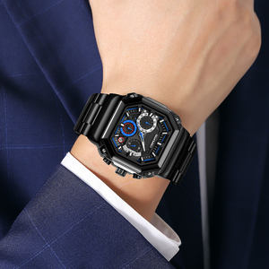 Skmei 9359 noir abordable mode décontracté bracelet en acier inoxydable montre Guangzhou en gros pour les montres étanches 3ATM - Product Image 4