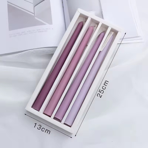 Multicolor 25CM <b>Taper</b> <b>Candles</b> Wedding Decoration Birthday Festival Table Decor Long Stick Nordic Soy Wax Scented <b>Candles</b> - Product Image 5