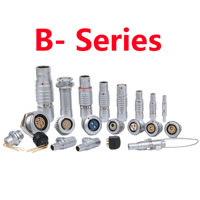Conector circular de autobloqueo Push-Pull FGG de ángulo recto impermeable IP68 de entrega rápida de fabricación BEXKOM