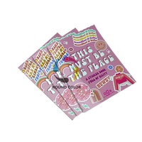 Livre pour enfants en papier imprimé personnalisé vif avec de belles photos et une brochure à couverture souple autocollante pour enfants