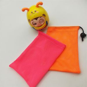 Bolsa de almacenamiento de malla con cordón, portátil, plegable, para deportes al aire libre, embalaje de juguetes, peso ligero - Product Image 2