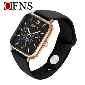 OFNS montres <span class=keywords><strong>à</strong></span> quartz pour hommes et femmes carré trois yeux Six aiguilles <span class=keywords><strong>montre</strong></span> multifonctionnelle étanche pour hommes et femmes 2024 - Product Image 6