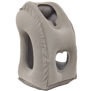 Sıcak satış rahat katlanabilir darbe boyun seyahat yastık taşınabilir şişme seyahat yastığı uçak için - Product Image 5