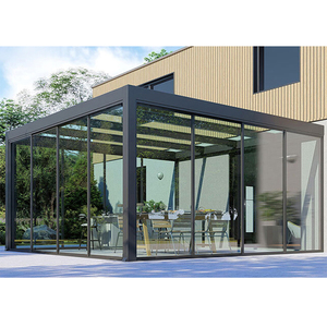Serres en verre de haute qualité sur mesure, toutes saisons, maisons préfabriquées bon marché, toit en verre aluminium, enceintes de patio, kit de véranda - Product Image 6