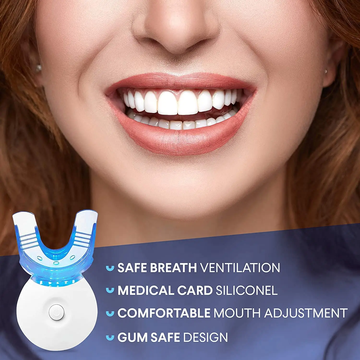 Venta al por mayor GlorySmile profesional 3 geles jeringa uso en el hogar blanqueamiento de dientes Led Kit para dientes sensibles