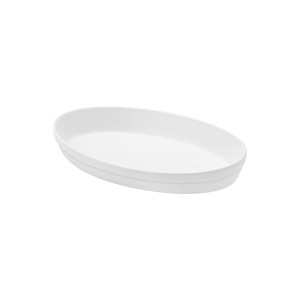Bandeja para hornear Saturnia Oval Bianca para horno 32 x 20.5 x 5 h cm, suministros para hostelería y catering al por mayor - Product Image 1