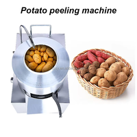 Nuevo tipo de máquina de lavado y pelado de batatas automática Vertical comercial mejor rendimiento buen precio