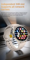 Reloj Inteligente 5G con Soporte para Tarjeta SIM Global, Pantalla AMOLED de 50 mm+, Carga Inalámbrica, Reloj de Lujo con Diamantes