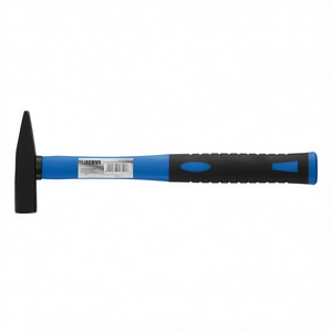 Martillo tipo alemán Fervi de 320g con cabeza de acero y mango azul para trabajo en metal y carpintería - Product Image 2