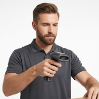 Scanners de codes-barres 2D, scanner de codes-barres sans fil portable, scanners de codes QR, pistolet de numérisation à détection automatique avec support durable
