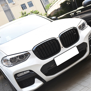 Rejilla de riñón de parachoques de parrilla de listones dobles individuales de color negro brillante para BMW X3 X4 series G01 G02 2019-2021 <span class=keywords><strong>M</strong></span> rejilla de malla de estilo Facelift - Product Image 5