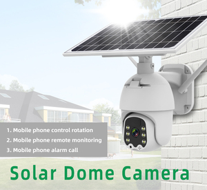Caméra de surveillance solaire PTZ IP wifi 4G HD 2MP/1080P, avec emplacement pour carte Sim, panneau couleur Starlight, Bluetooth et système de sécurité PIR - Product Image 2