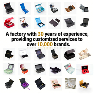 Роскошная Подарочная коробка с магнитной застежкой на заказ Золотая магнитная парфюмерная коробка Scatola Regalo Магнитная крышка подарочная корзина для упаковки - Product Image 2