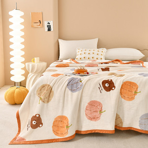 Coperta di peluche di fabbrica invernale Super morbida a doppio strato coperte di lusso in pile di peluche - Product Image 2