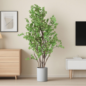 Arbre artificiel en forme de cloche Dream Castle, 100-200 cm, plante en soie en pot, décoration intérieure - Product Image 1