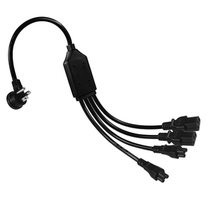 Industrial 4 Hole to C6 <b>Power</b> Cord, AC Adapter Replacement <b>Cable</b>, Durable <b>Power</b> Supply Lead - Product Image 3