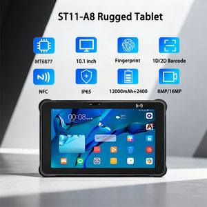 Tablette robuste Android 15 <span class=keywords><strong>5G</strong></span> 10,1 pouces Haute luminosité 800 nits lisible en plein soleil 12000 mAh Indice IP67 RFID UHF en option pour l'extérieur - Product Image 2