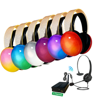Headphone DJ Over-ear Qualcomm Laris Manis, Peredam Kebisingan, Tahan Air, untuk TV, Film, Yoga, Fitness, Camping